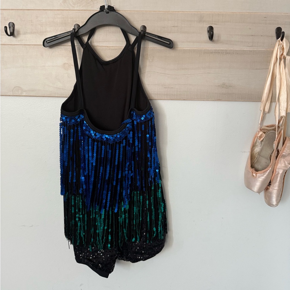 Weissman Boom Boom fringe sequin jazz costume, MA - Picture 6 of 7